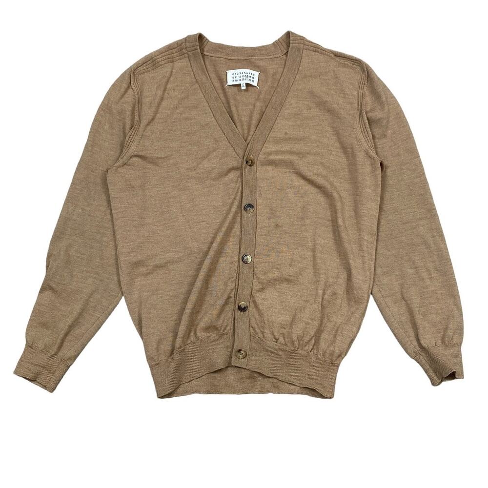 Maison Margiela Wool Button Cardigan Men's L Preppy Academic